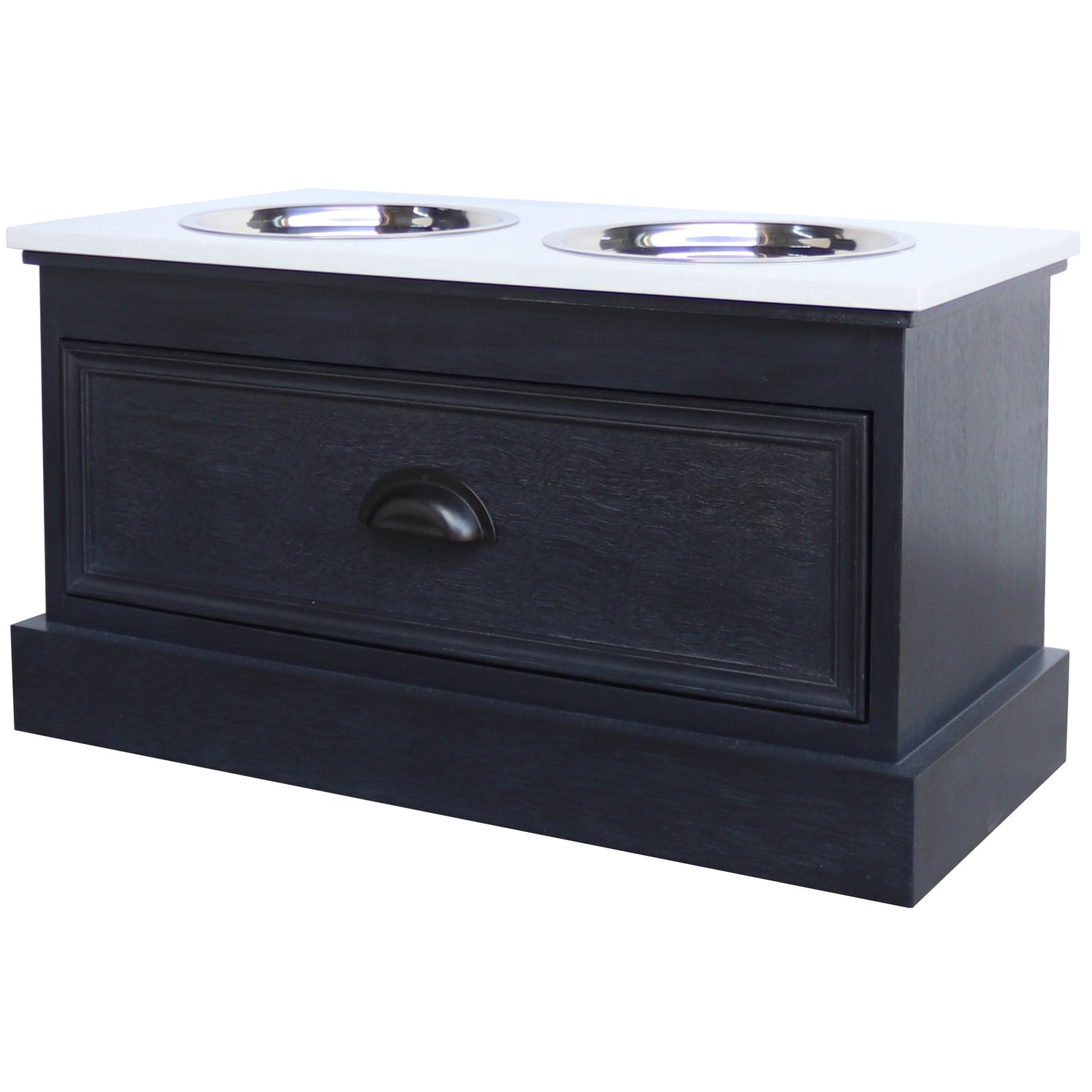 Contour Collection Pet Feeder Table image 0