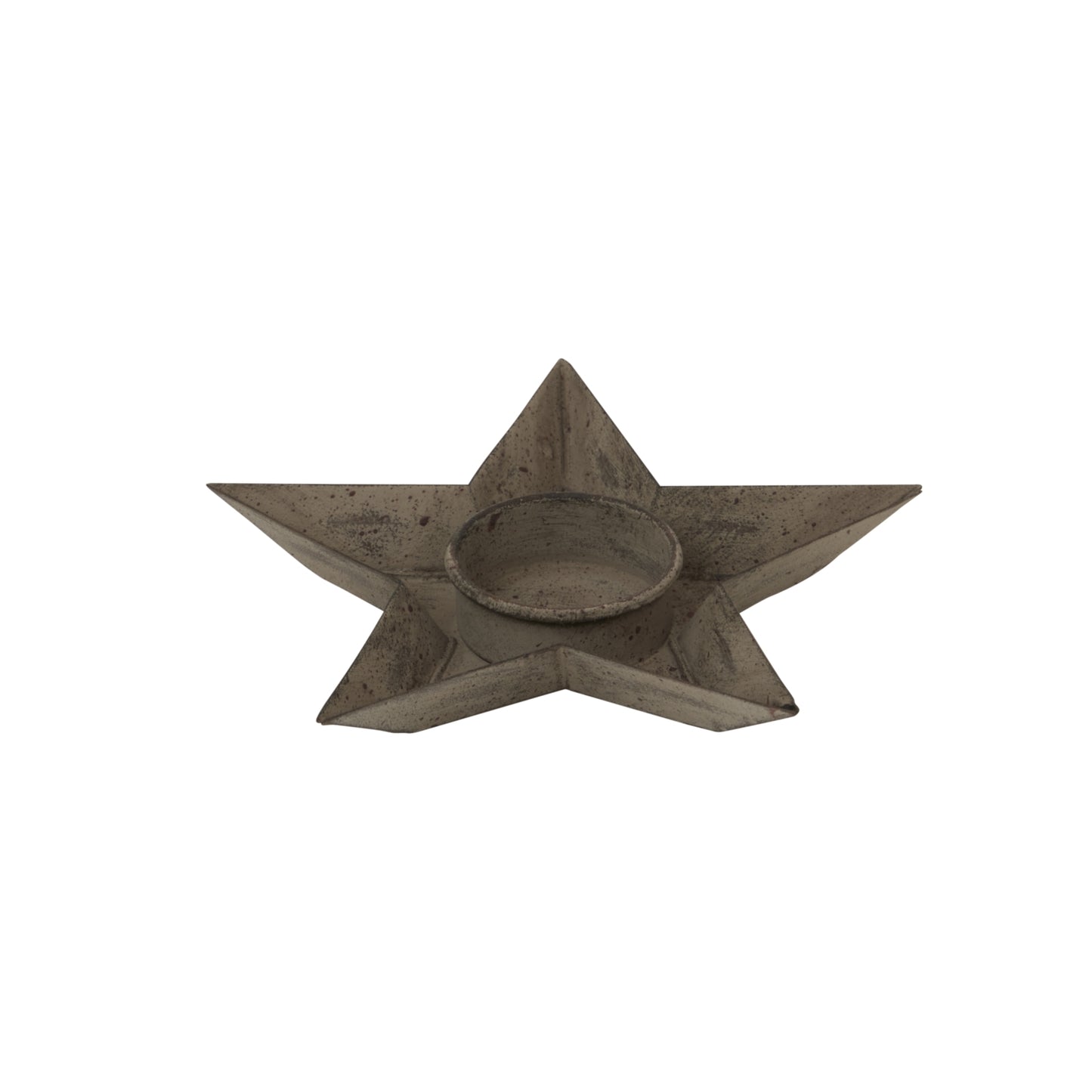 Rustic Metal Star Tealight Holder image 1